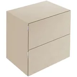 Keuco Edition 11 Art Sideboard 2 Frontauszüge, Innenbeleuchtung, Lack seidenmatt, Keramik,