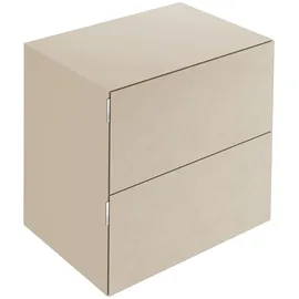 Keuco Edition 11 Art Sideboard 2 Frontauszüge, Innenbeleuchtung, Lack seidenmatt, Keramik,