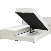 Beliani Baronet 180 x 200 cm Cremeweiß