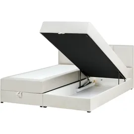 Beliani Baronet 180 x 200 cm Cremeweiß