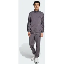 adidas Sportswear Basic 3 Stripes Tricot TRACKSUIT, Grey Strata - L