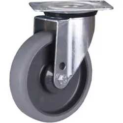 VARIOfit Lenkrolle 125 x 32 mm grau (thermoplastisch)