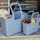 Koziol Organic XL Tasche blau 22 x 44 x 54 cm
