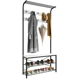 VCM Taliro 100 x 40 x 30 cm weiß / mit Sitzbank