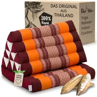 Livasia Thaikissen 1 Auflage - 75x50x8cm - Dreieckskissen mit