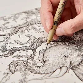 Sakura Pigma Micron Fineliner-Set farbsortiert 0,25 + 0,45 + 0,60 mm, 4 St.