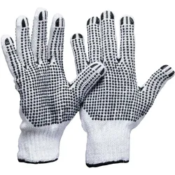 Arbeitshandschuhe benoppt natur - 1303 - natur
