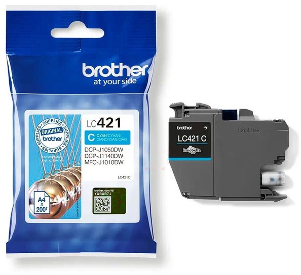 Preisvergleich Produktbild Original Brother LC421C Tintenpatrone cyan