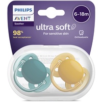 Philips Avent Ultrasoft SCF091/18 6-18 m Schnuller Animal Girl
