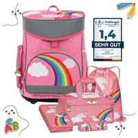 Muwo Lil Unicorn" Schultaschen-Set 5-tlg.