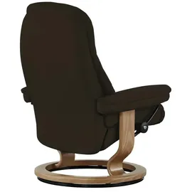 Stressless Relaxsessel mit Hocker Leder 88 x 103 x 78 cm Braun