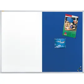 Franken Kombitafel 90 x 60 cm blau/weiß