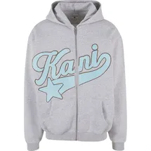 Karl Kani Star Logo Oversized Kapuzenjacke Herren Grau