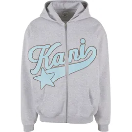 Karl Kani Star Logo Oversized Kapuzenjacke Herren Grau