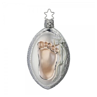 INGE-GLAS Babys Fußabdruck 9 cm