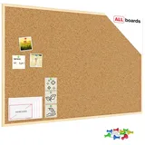 ALLboards Pinnwand 120 x 80 cm Silber