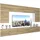 Belini Wohnwand Vollausstattung Wohnzimmer-set Moderne Schrankwand mit Led-beleuchtung Anbauwand Tv-schrank Sonoma Eiche
