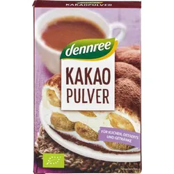 dennree Kakaopulver, schwach entölt bio