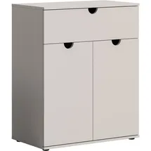 INOSIGN Schuhkommode »Mataro, Breite 80 cm, 2 Türen, 1 Schubkasten, 2 Fächer«, Kommode, Schuhschrank, Dielenschrank, Anrichte, Sideboard, grau