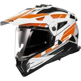 LS2 Pioneer II Namib white orange 3XL