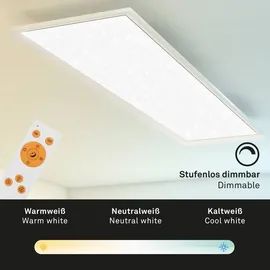 Briloner PALLAS 1 LED 36 W rechteckig weiß
