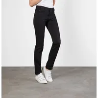 MAC Dream Jeans Straight Fit in schwarzem Black Black-D34