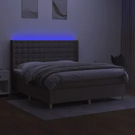 vidaXL Boxspringbett 180 x 200 cm Schwarz