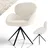 Juskys Drehstuhl Albano Bouclé Creme