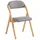 SoBuy Klappstuhl Stoff grau