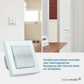 eQ-3 Homematic IP Schaltaktor für Markenschalter mit Signalleuchte