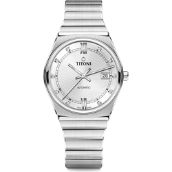 Titoni Herren Impetus 83751 S-629 - silber,- - 39.50mm