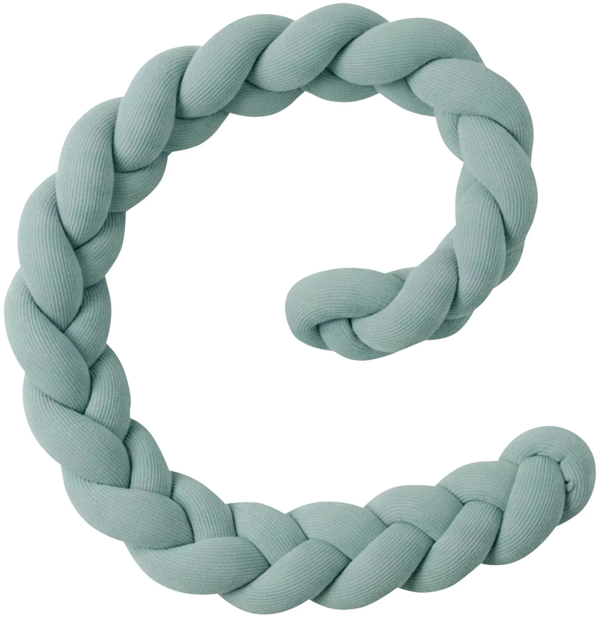 Nordic coast company Nestchenschlange Waffelpiqué 200 cm, gruen