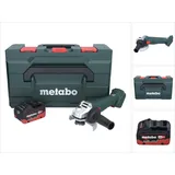Metabo W 18 7-125 Akku Winkelschleifer 18 V 125 mm + 1x Akku 5,5 Ah + metaBOX - ohne Ladegerät