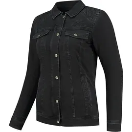 Rusty Stitches Dolly Motorradjacke Schwarz 38