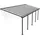 CANOPIA Terrassendach Olympia 860 x 295 cm anthrazit