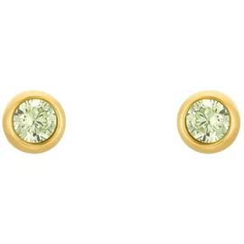 Amor Ohrstecker 2034450 grün Edelstahl 6mm