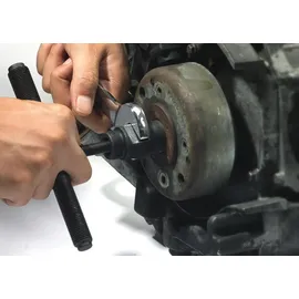 BikeService Polradabzieher 6 in 1 schwarz