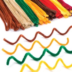Großpackung Pfeifenreiniger "Herbst" (pro Set 120) Bastelmaterial