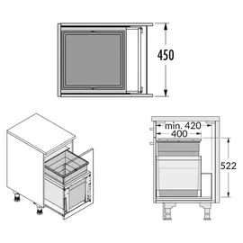 HAILO Triple XL 55 l Grau