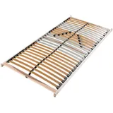 Sleepneo Lattenrost, Braun, Holz, Teilmassiv,Buche, Birke, 5-Zonen, 90x190 cm, bewegliche Leistenlagerung, Federholzleisten verleimt, Federleisten mit Duokappen, individuelle Liegehärteeinstellung, Mittelgurt, verstellbar, Schlafzimmer, Lattenroste