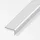 Alfer Treppenprofil 2 m, 41 x 23 mm Aluminium eloxiert silber