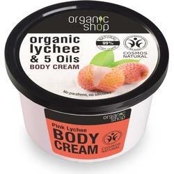 Organic Shop, Bodylotion, Organic Lychee (Körpercreme, 250 ml)