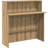 vidaXL Empfangstheke Artisan-Eiche 100x50x103,5 cm Holzwerkstoff