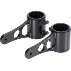 Lampenhalter, schwarz, Paar