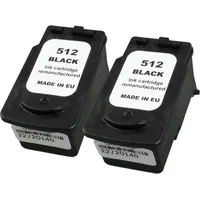 Ampertec 2 Ampertec Tinten ersetzt Canon PG-512 Doppelpack schwarz