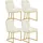 Woltu Esszimmerstuhl Samt beige 4er Set
