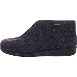 Fischer Markenschuh Hohe Hausschuhe Schwarz (Anthrazit 205) 45