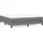 vidaXL Boxspringbett 180 x 200 cm Dunkelgrau