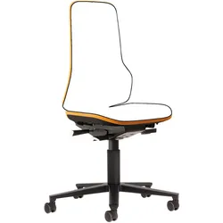 bimos Stuhl / Bürostuhl NEON grün synchro mit Rollen