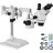 Vevor 3,5X-90X Simul Focal Trinocular Zoom Stereo Microscope Al-Zn-Legierung 360 Grad Drehbar Trinokulares Stereomikroskop Dual Armstativ Labor Video Mikroskop zwei höhenverstellbar Ständer Zubehör